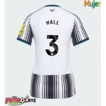 Camiseta Newcastle United Lewis Hall #3 Primera Equipación para mujer 2026-27 manga corta